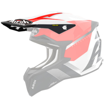 Piezas sueltas casco Airoh Strycker Blazer rojo brillo pico Piezas sueltas casco Airoh Strycker Blazer rojo brillo pico