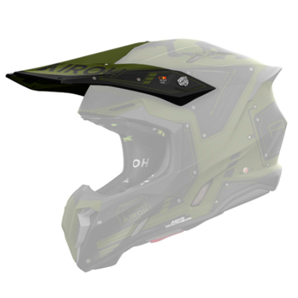 Piezas sueltas casco Airoh Twist 3 Gorra militar mate Piezas sueltas casco Airoh Twist 3 Gorra militar mate