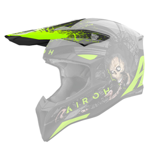 Piezas sueltas casco Airoh Wraaap Oscuridad mate pico Piezas sueltas casco Airoh Wraaap Oscuridad mate pico