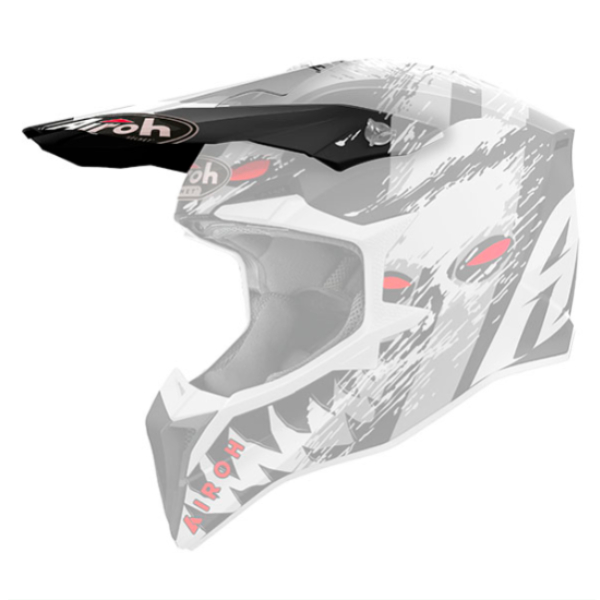Piezas sueltas casco Airoh Wraaap Demon pico mate