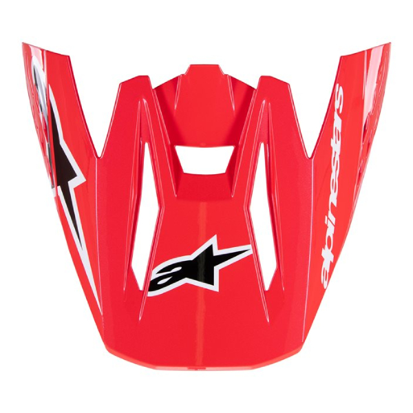 Piezas sueltas casco Alpinestars Peak S-M5 22.06 Corp Rojo brillante lustroso