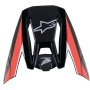Piezas sueltas casco Alpinestars Gorra S-M5 22.06 Honda Negro rojo brillante