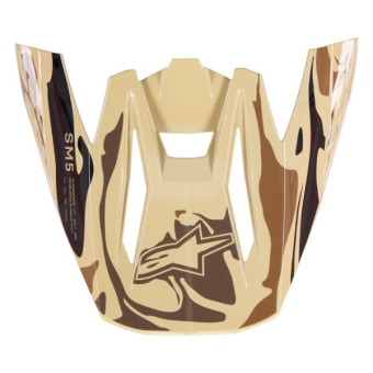 Piezas sueltas casco Alpinestars Pico S-M5 22.06 Mineral Canguro marrn oscuro mate