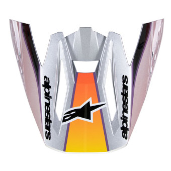 Piezas sueltas casco Alpinestars Peak S-M5 22.06 Sail Violeta negro plata brillante Piezas sueltas casco Alpinestars Peak S-M5 22.06 Sail Violeta negro plata brillante