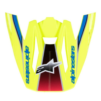 Piezas sueltas casco Alpinestars Pico S-M5 22.06 Vela Amarillo fluo esmalte azul plata Piezas sueltas casco Alpinestars Pico S-M5 22.06 Vela Amarillo fluo esmalte azul plata