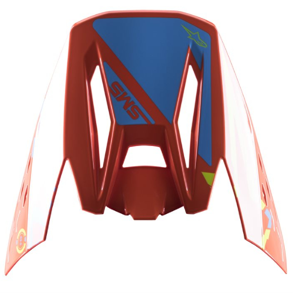 Piezas sueltas casco Alpinestars Peak S-M5 Action Naranja fluo cian amarillo fluo Piezas sueltas casco Alpinestars Peak S-M5 Action Naranja fluo cian amarillo fluo