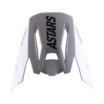 Piezas sueltas casco Alpinestars Gorra S-M5 Rayón Rojo brillante blanco mate Piezas sueltas casco Alpinestars Gorra S-M5 Rayón Rojo brillante blanco mate