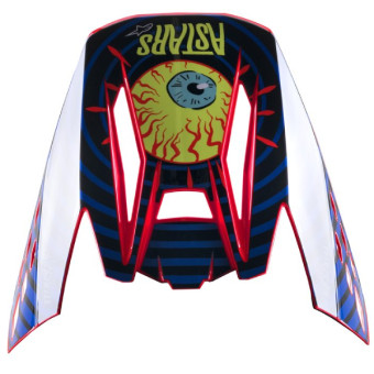 Piezas sueltas casco Alpinestars S-M5 Casquete solar Negro azul rojo fluo Piezas sueltas casco Alpinestars S-M5 Casquete solar Negro azul rojo fluo