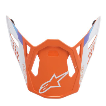Piezas sueltas casco Alpinestars S-M8 Contacto Naranja mate pico Piezas sueltas casco Alpinestars S-M8 Contacto Naranja mate pico