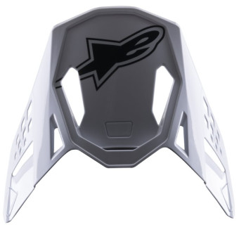 Piezas sueltas casco Alpinestars S-M8 Factory Cap Negro blanco rojo fluo Piezas sueltas casco Alpinestars S-M8 Factory Cap Negro blanco rojo fluo