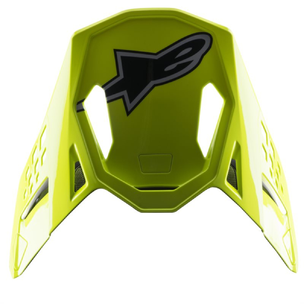 Piezas sueltas casco Alpinestars S-M8 Factory Cap Negro amarillo fluo azul
