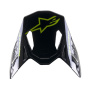 Piezas sueltas casco Alpinestars S-M8 Radium 2 Nightlife ucla blue peak