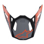 Piezas sueltas casco Alpinestars S-M8 Triple Gris medio pico brillante