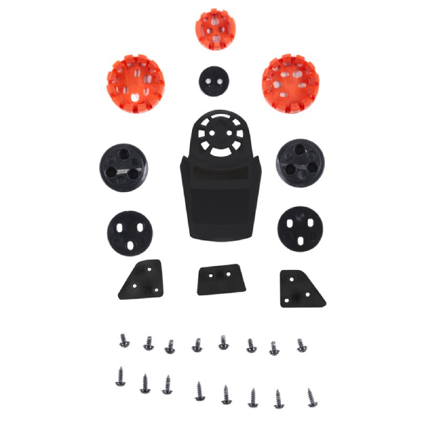 Piezas sueltas casco Alpinestars Kit de montaje en pico S-M10 - S-M8 Piezas sueltas casco Alpinestars Kit de montaje en pico S-M10 - S-M8