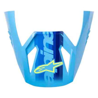 Piezas sueltas casco Alpinestars S-M3 Force Visor Cian Brillante Piezas sueltas casco Alpinestars S-M3 Force Visor Cian Brillante