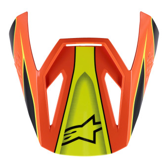 Piezas sueltas casco Alpinestars S-M3 Fray Visor Negro Naranja Amarillo FL G Piezas sueltas casco Alpinestars S-M3 Fray Visor Negro Naranja Amarillo FL G