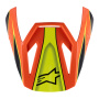 Piezas sueltas casco Alpinestars S-M3 Fray Visor Negro Naranja Amarillo FL G