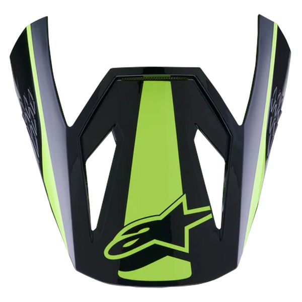 Piezas sueltas casco Alpinestars S-M3 Heat Visor Amarillo Fluo Negro Brillante