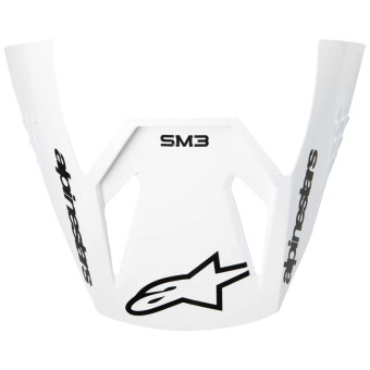 Piezas sueltas casco Alpinestars S-M3 Radium Visor Negro Blanco Gris Brillante Piezas sueltas casco Alpinestars S-M3 Radium Visor Negro Blanco Gris Brillante