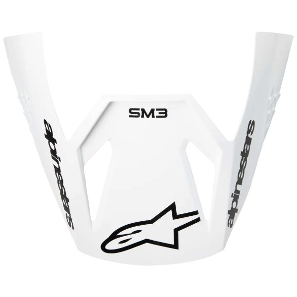 Piezas sueltas casco Alpinestars S-M3 Radium Visor Negro Blanco Gris Brillante
