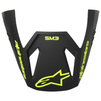 Piezas sueltas casco Alpinestars S-M3 Radium Visera Gris Negro Amarillo FL Mate
