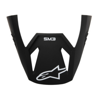 Piezas sueltas casco Alpinestars S-M3 Solid Écran Negro Mate Piezas sueltas casco Alpinestars S-M3 Solid Écran Negro Mate