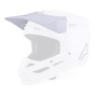 Piezas sueltas casco Alpinestars S-M3 Solid cran Blanco Brillante