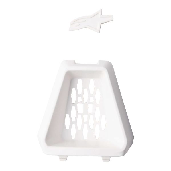 Piezas sueltas casco Alpinestars S-M3 Mentonera Blanco