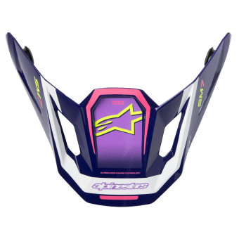 Piezas sueltas casco Alpinestars S-M7 Deed Visera Violeta Rosa Brillante Piezas sueltas casco Alpinestars S-M7 Deed Visera Violeta Rosa Brillante