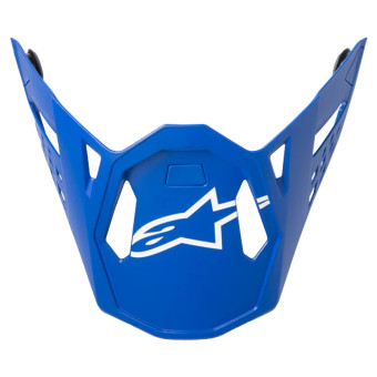 Piezas sueltas casco Alpinestars Visera S-M10 Flood Met Blue Med Blue Blk Crb M&G