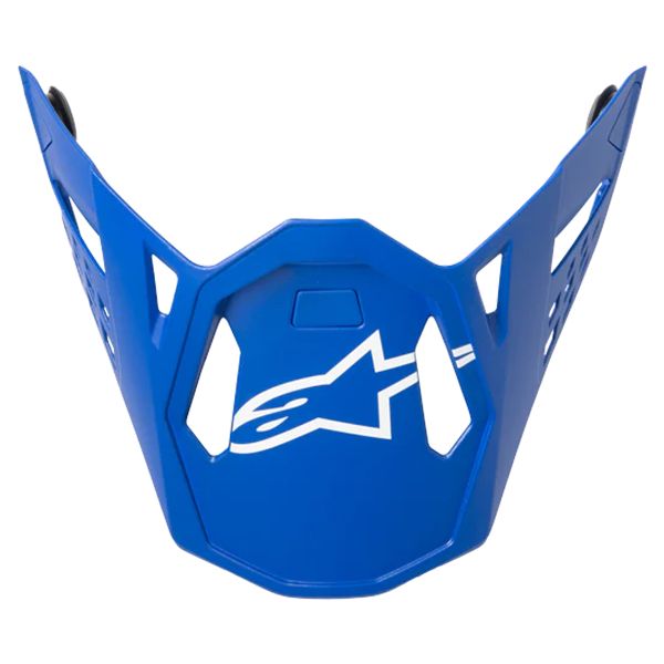 Piezas sueltas casco Alpinestars Visera S-M10 Flood Met Blue Med Blue Blk Crb M&G