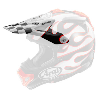 Piezas sueltas casco Arai MX-V Evo Pico de llama Piezas sueltas casco Arai MX-V Evo Pico de llama