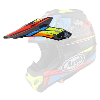 Piezas sueltas casco Arai MX-V Evo Track pico Piezas sueltas casco Arai MX-V Evo Track pico