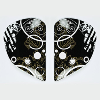 Piezas sueltas casco Arai Placa de pivote Quantum Fiction Negro