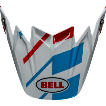 Piezas sueltas casco Bell Gorra Moto-9S Flex Banshee Blanco Brillante Rojo