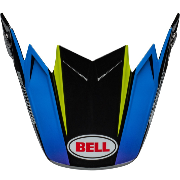 Piezas sueltas casco Bell Moto-9S Flex Pro Circuit 24 Negro Brillante Tapa Azul