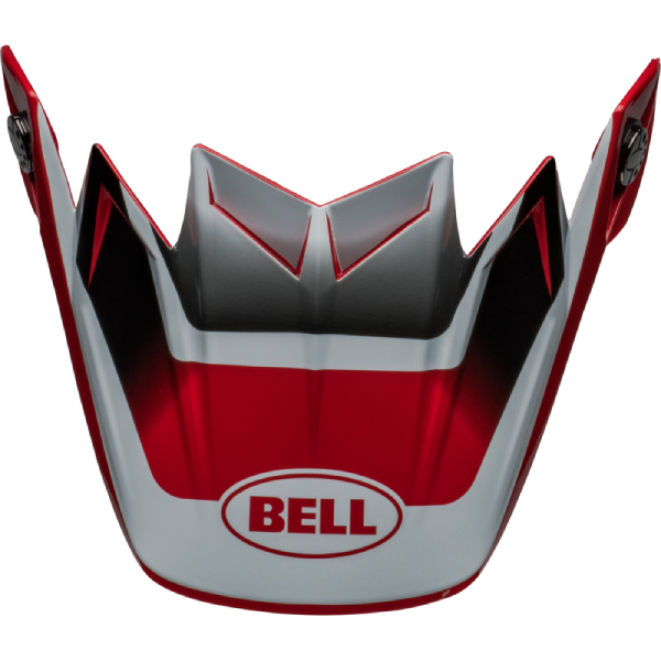 Piezas sueltas casco Bell Moto-9S Flex Rail Rojo Brillante Tapa Blanca