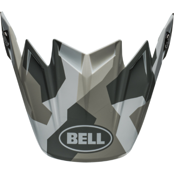 Piezas sueltas casco Bell Moto-9S Flex Rover Gorra Camuflaje Blanco Brillante