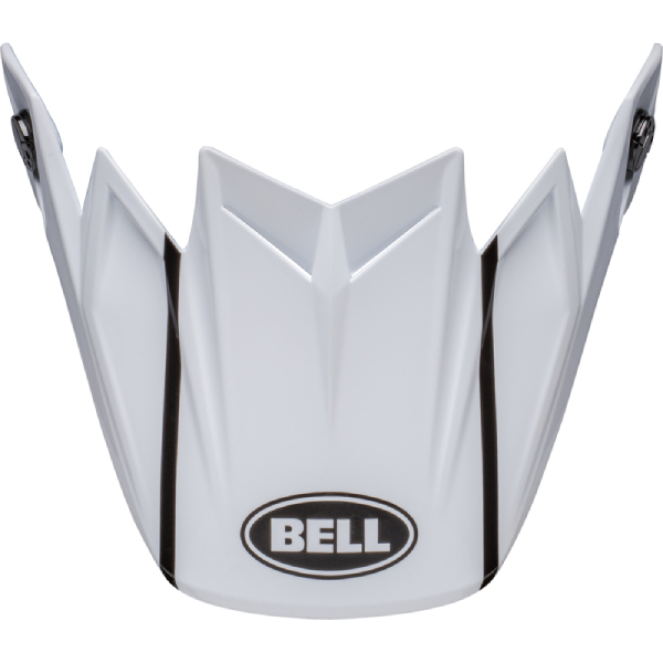 Piezas sueltas casco Bell Moto-9S Flex Sprint Gorra Gloss blanco rojo