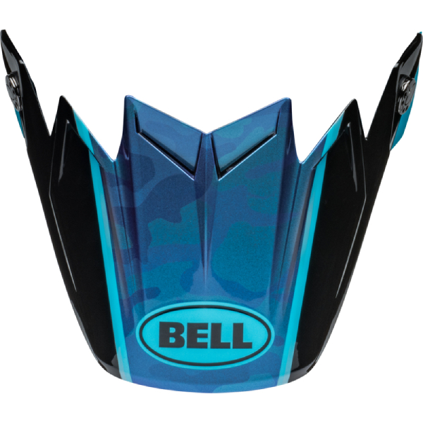 Piezas sueltas casco Bell Gorra Moto-9S Flex Sprite Negro Brillante Azul