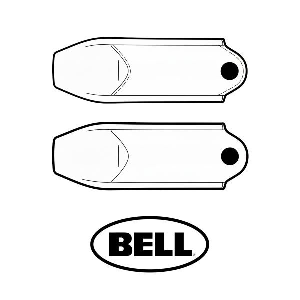 Piezas sueltas casco Bell SRT Cubrebarbilla modular