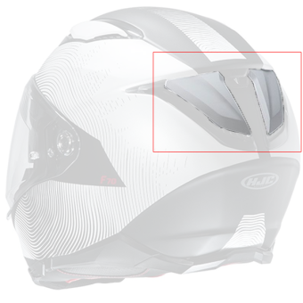 Piezas sueltas casco HJC Ventilacin trasera F70
