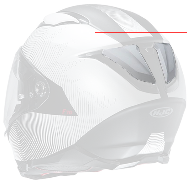 Piezas sueltas casco HJC Ventilacin trasera F70