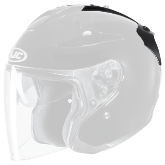 Piezas sueltas casco HJC Ventilación trasera FG-Jet Negro Piezas sueltas casco HJC Ventilación trasera FG-Jet Negro