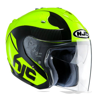 HJC FG-Jet Ventilaci�n trasera Verde fluorescente