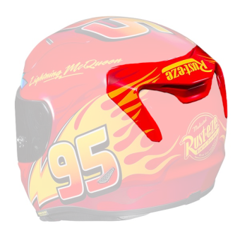 Piezas sueltas casco HJC Ventilación trasera RPHA 11 Rayo Mcqueen Piezas sueltas casco HJC Ventilación trasera RPHA 11 Rayo Mcqueen