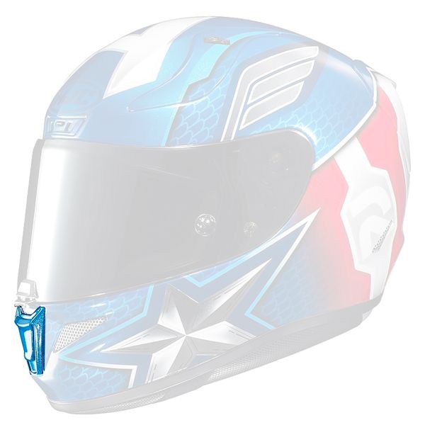Piezas sueltas casco HJC RPHA 11 Ventilador mentonera Capit�n Am�rica Marvel MC2
