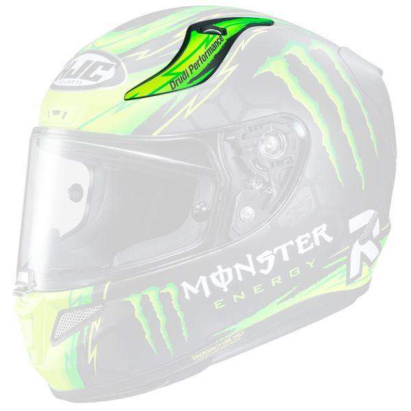Piezas sueltas casco HJC Super Ventilaci�n RPHA 11 Crutchlow Replica MC4HSF