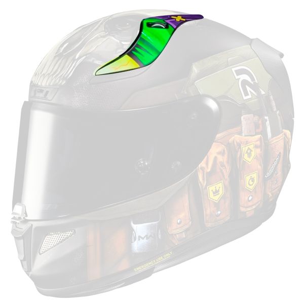 Piezas sueltas casco HJC RPHA 11 Ventilador de techo Green Goblin MC48SF