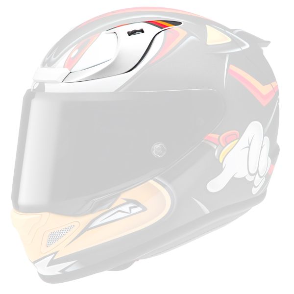 Piezas sueltas casco HJC RPHA 12 Shadow The Hedgehog top fans